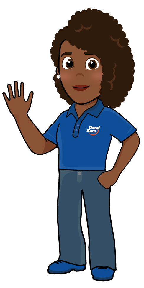 Black woman giving thumbs up